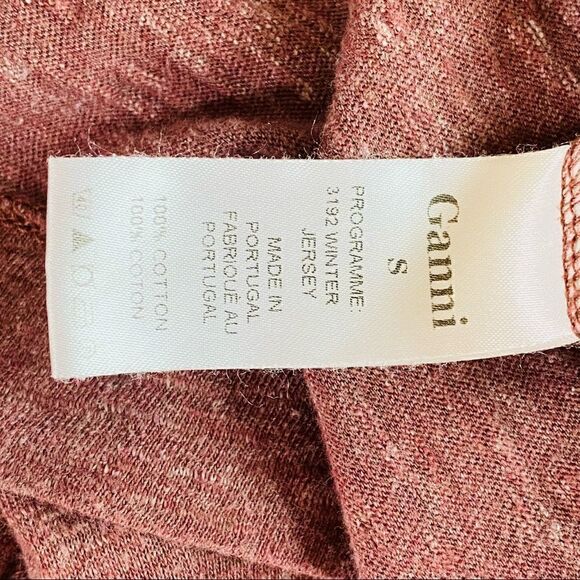 Anthropologie Ganni Swing Dress Winter Jersey Size Small - Picture 6 of 8